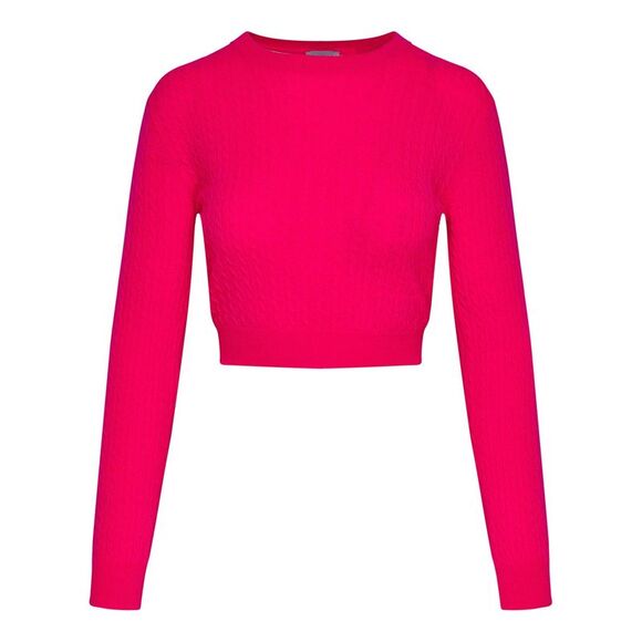 Patou Fuchsia Wool Blend Sweater Women